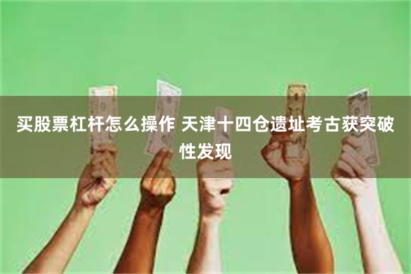 买股票杠杆怎么操作 天津十四仓遗址考古获突破性发现