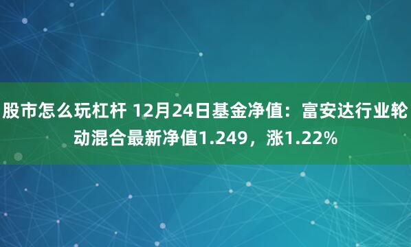 股市怎么玩杠杆 12月24日基金净值：富安达行业轮动混合最新净值1.249，涨1.22%